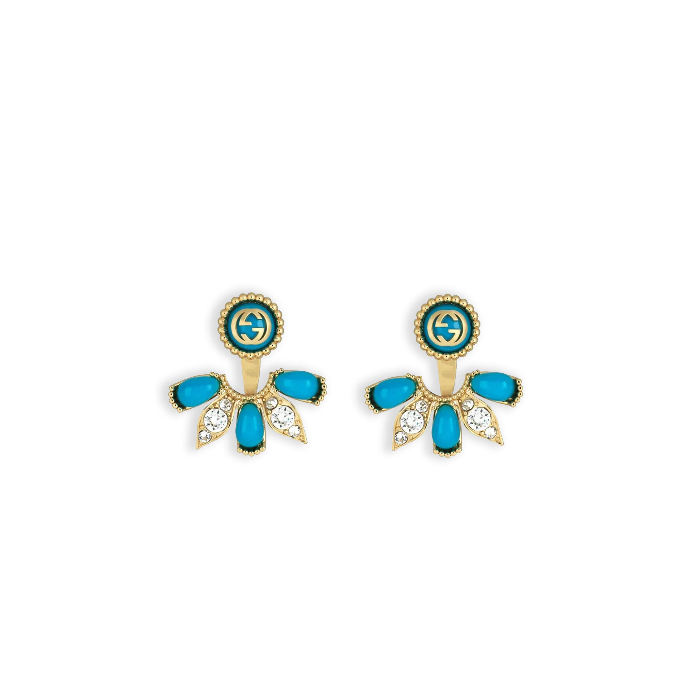 Gvc*1 pink resin earrings